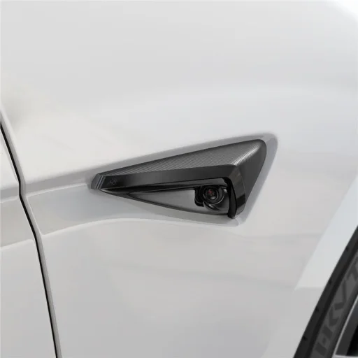 Spigen ochranný kryt bočnej kamery Tesla s karbónovým efektom – Tesla Model 3 Highland (2024/2025) - 4
