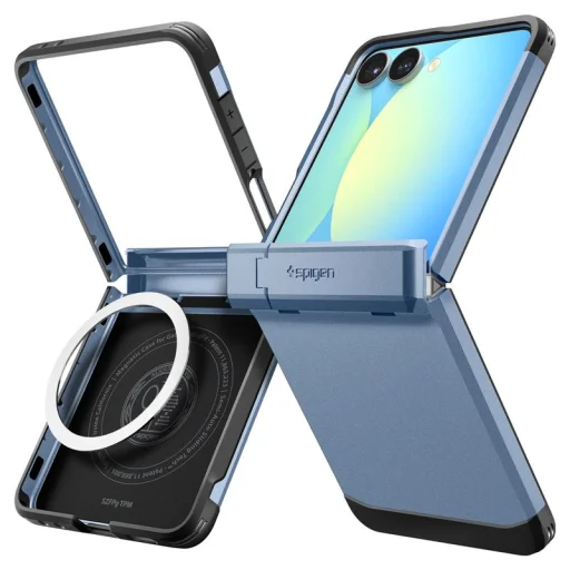 Puzdro Spigen Tough Armor Pro MagSafe pre Samsung Galaxy Z Flip7, sierra modrá - 1