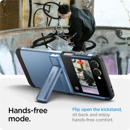 Puzdro Spigen Tough Armor Pro MagSafe pre Samsung Galaxy Z Flip7, sierra modrá - 20