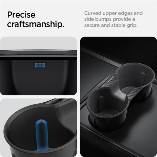 Spigen Relaxed Grip vložka do držiaka na poháre pre stredovú konzolu Tesla Model 3/Y - 9