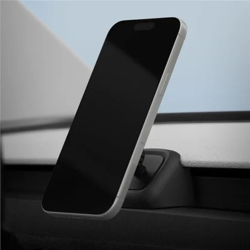 Spigen Tesla Airvent MagSafe TAM100 držiak na telefón do mriežky ventilácie, čierny – Tesla Model 3 (2024–2026) / Model Y Juniper (2025–2026) - 4