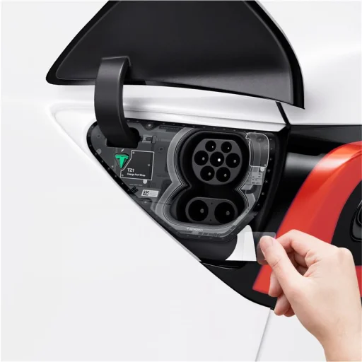 Spigen Tesla Charge Port Wrap Zero One ochranná fólia na nabíjací port Tesla Model Y/3 - 10