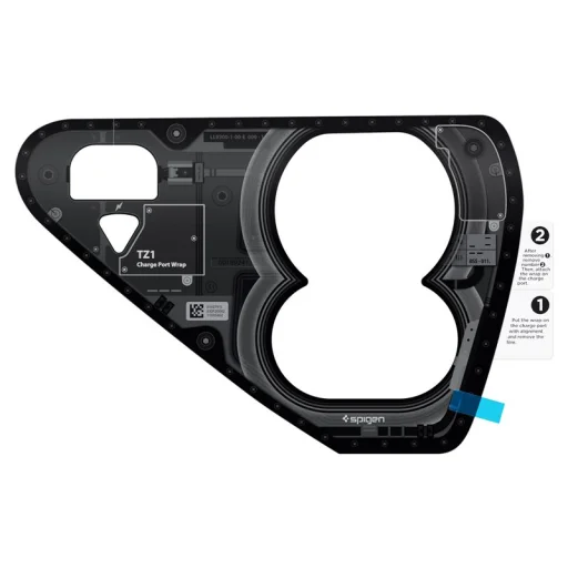 Spigen Tesla Charge Port Wrap Zero One ochranná fólia na nabíjací port Tesla Model Y/3 - 12