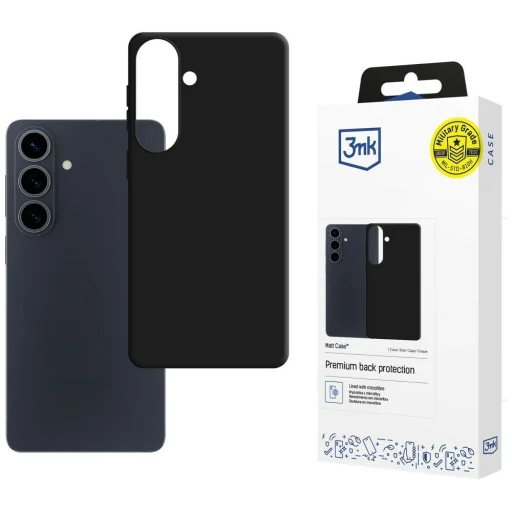 Samsung Galaxy S26 FE čierny 3MK Matt Case zadný kryt - 1