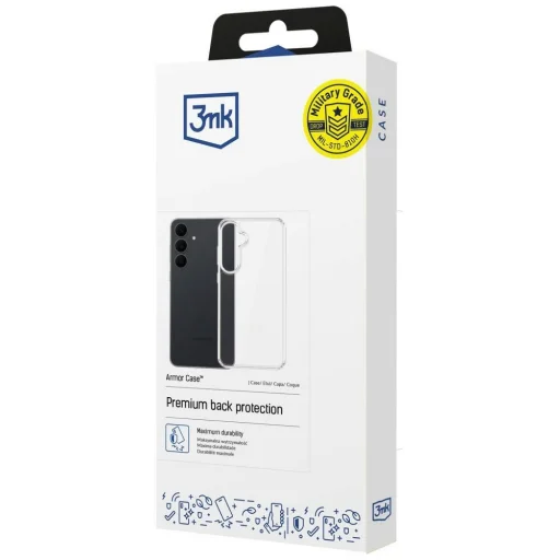 Samsung Galaxy S26 FE priehľadný zadný kryt 3MK Armor Case - 7