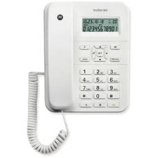 Motorola CT202 káblový stolový telefón, biely