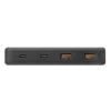 UNIQ Surge Mini 100 W-os asztali töltőállomás, antracitfekete, 2× USB és 2× USB-C thumbnail