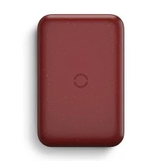 UNIQ Hyde Air 10000 mAh vezeték nélküli powerbank, bordó