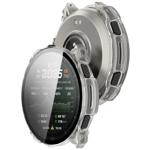 Amazfit Cheetah 2 Ultra priehľadné puzdro Techsuit Defense360 Pro s ochranou displeja - 2