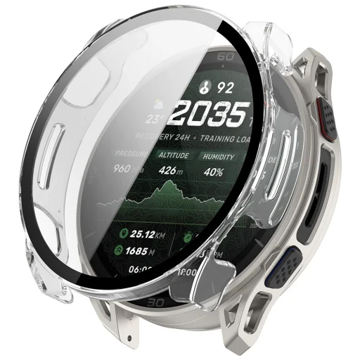 Amazfit Cheetah 2 Ultra priehľadné puzdro Techsuit Defense360 Pro s ochranou displeja - 1
