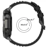  Amazfit T-Rex Ultra fekete Techsuit W067 szilikon óraszíj thumbnail