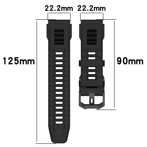 Remienok Techsuit pre Amazfit T-Rex Ultra, sivý (W067) - 5