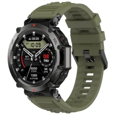  Amazfit T-Rex Ultra sötétzöld Techsuit W067 szilikon óraszíj