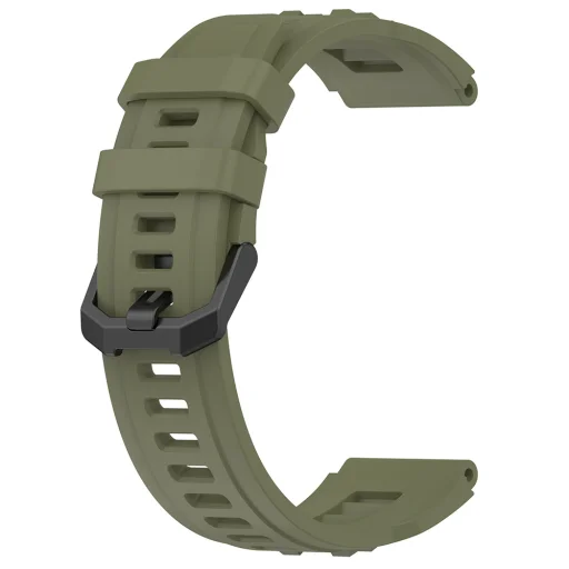  Amazfit T-Rex Ultra sötétzöld Techsuit W067 szilikon óraszíj - 2