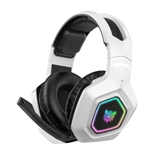 Onikuma B100 gamer fejhallgató, fehér - 1