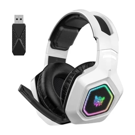 Onikuma B100 gamer fejhallgató, fehér - 6
