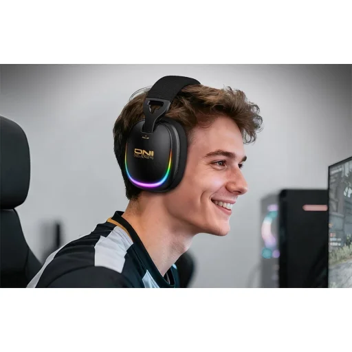 ONIKUMA GT805 bezdrôtové herné slúchadlá, čierne - 9