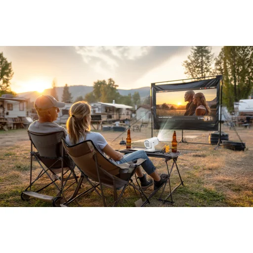 Magcubic HY320Pro Full HD biely multimediálny projektor - 9