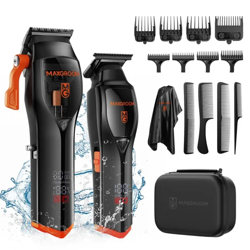 MAXGROOM WF-3908 multifunkčná súprava na strihanie vlasov a brady, čierna - 2