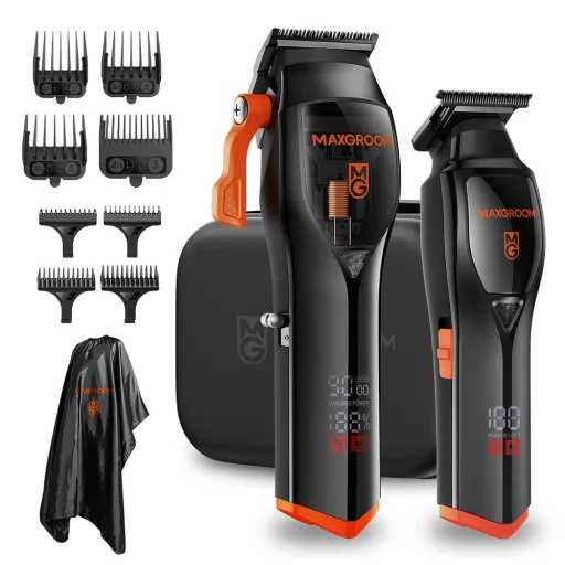 MAXGROOM WF-3908 multifunkčná súprava na strihanie vlasov a brady, čierna - 1