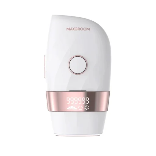 MAXGROOM JD-TM003 IPL epilátor na odstraňovanie chĺpkov - biely a ružový - 1