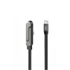 XO NB-Q311 USB-C – USB-C PD nabíjací a dátový kábel s držiakom, 1,5 m, 240 W, čierny thumbnail