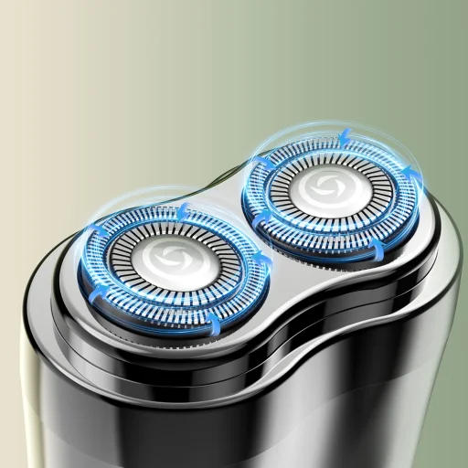 MAXGROOM 208 certifikovaný elektrický holiaci strojček - strieborný - 3