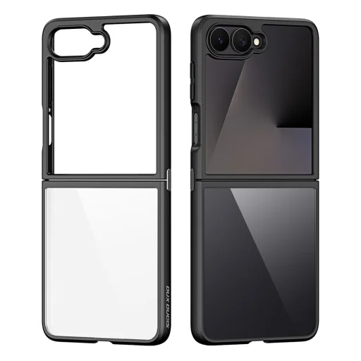 Puzdro Dux Ducis Aimo pre Samsung Galaxy Z Flip 8, čierne - 3