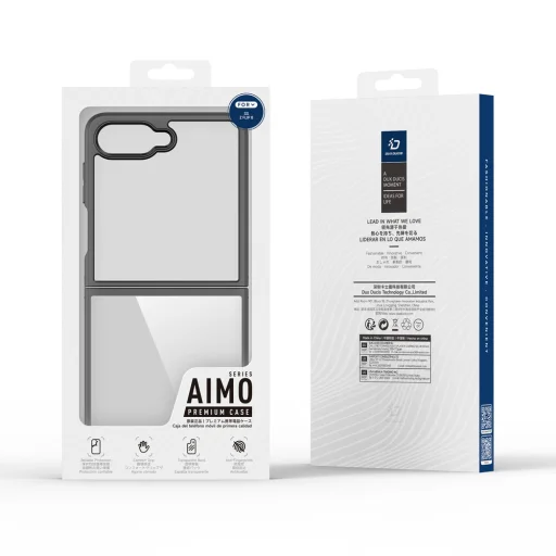 Puzdro Dux Ducis Aimo pre Samsung Galaxy Z Flip 8, čierne - 10