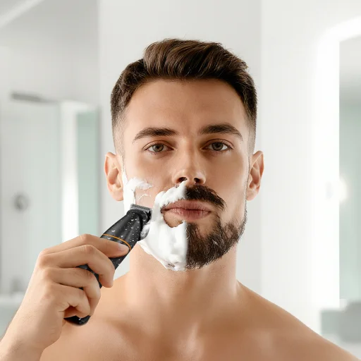 MAXGROOM LK-892 multifunkčný zastrihávač chĺpkov na telo s vymeniteľnými hlavicami, čierny - 8