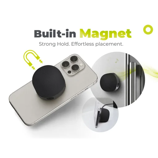 Mobile Origin MagSafe bezdrôtový reproduktor SP1 čierny - 9