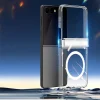 Puzdro Dux Ducis Clin Mag MagSafe pre Samsung Galaxy Z Flip 8, priehľadné thumbnail