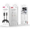 XO NB302 USB-A–USB-C kábel, 1 m, 3 A, fekete thumbnail
