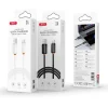 XO NB302 USB-A–USB-C kábel, 1 m, 3 A, fehér thumbnail