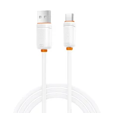 XO NB302 USB-A–USB-C kábel, 1 m, 3 A, fehér