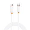 XO NB-Q298 USB-C–USB-C PD nabíjací a dátový kábel, 1 m, 240 W, biely thumbnail