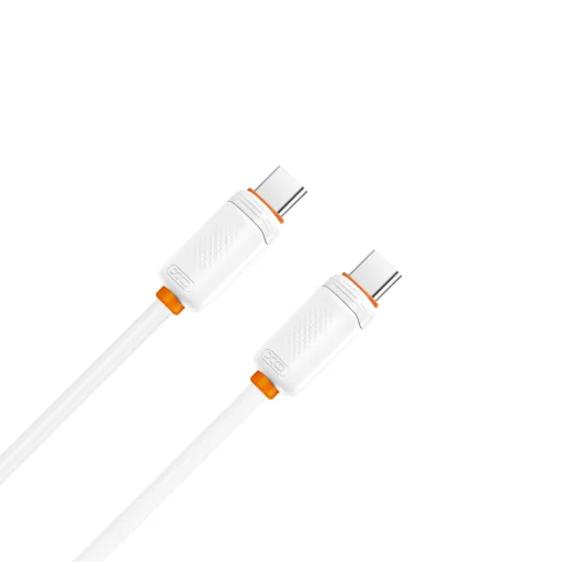 XO NB-Q298 USB-C–USB-C PD nabíjací a dátový kábel, 1 m, 240 W, biely - 3