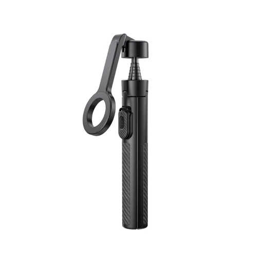 XO SS37 Bluetooth selfie tyč a statív s MagSafe magnetickým uchytením, čierna, 124 cm - 2