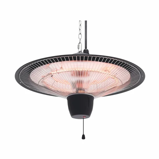 HOME FK262 karbónový vonkajší ohrievač, max. 1500 W, 2 stupne, závesný, IPX4, šnúrový vypínač, vonkajšie prevedenie. - 1