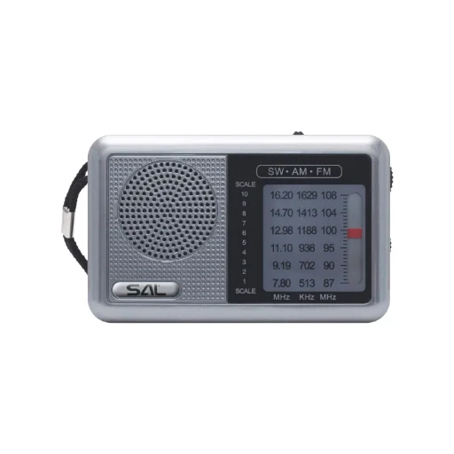 SAL RPC6CH mini vreckové rádio, 3 pásma príjmu, konektor pre slúchadlá, LED indikátor, nabíjateľný a vymeniteľný akumulátor - 2