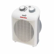 HOME FK1G teplovzdušný ventilátor, max. 2000 W, termostat, 2 stupne, 3 funkcie, bielo-sivá farba