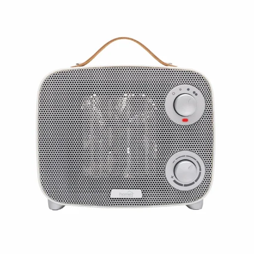 HOME FK58W prenosný PTC keramický ohrievač, max. 1500 W, termostat, 2 stupne, 3 prevádzkové režimy, biely - 2