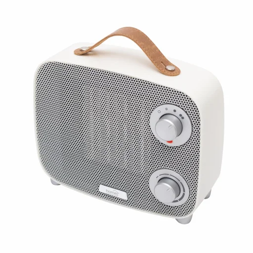 HOME FK58W prenosný PTC keramický ohrievač, max. 1500 W, termostat, 2 stupne, 3 prevádzkové režimy, biely - 1