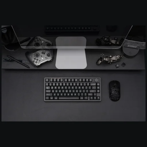 EPOMAKER HE75 V2 mechanická klávesnica so spínačmi Creamy Jade HE, čierno-krémová - 10