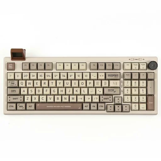 EPOMAKER RT100 ANSI mechanická klávesnica s lineárnymi spínačmi Wisteria, biela - 1