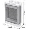 HOME FK50 keramický ohrievač, max. 1500 W, 2 stupne, termostat, 3 prevádzkové režimy, PTC vykurovacie teleso thumbnail