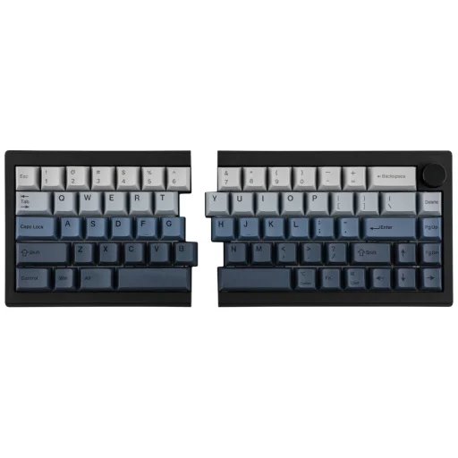 EPOMAKER Split 65 mechanická klávesnica so spínačmi Flamingo, čierno-sivá - 2