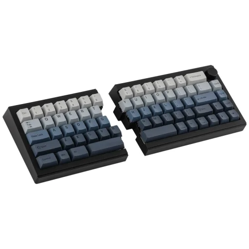 EPOMAKER Split 65 mechanická klávesnica so spínačmi Flamingo, čierno-sivá - 8