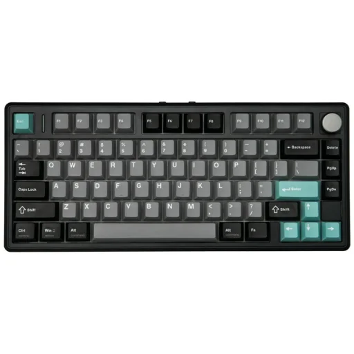 Epomaker TH80 V2 PRO mechanická klávesnica so spínačmi Creamy Jade, čierna - 1