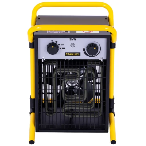 STANLEY SXJH205000E priemyselný ohrievač, max. 5000 W, 2 stupne, termostat, IPX4, kovové telo - 2
